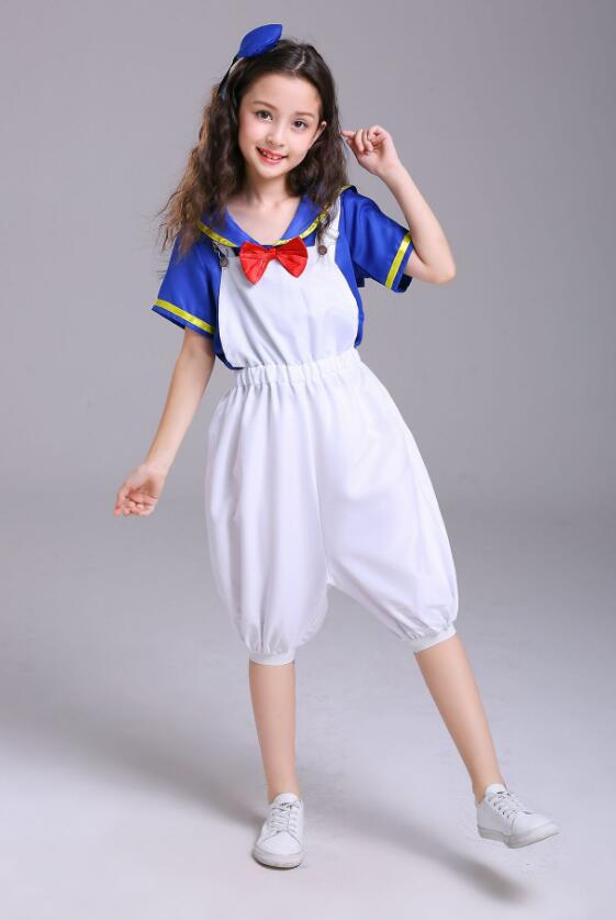 F68164 navy costume for girls